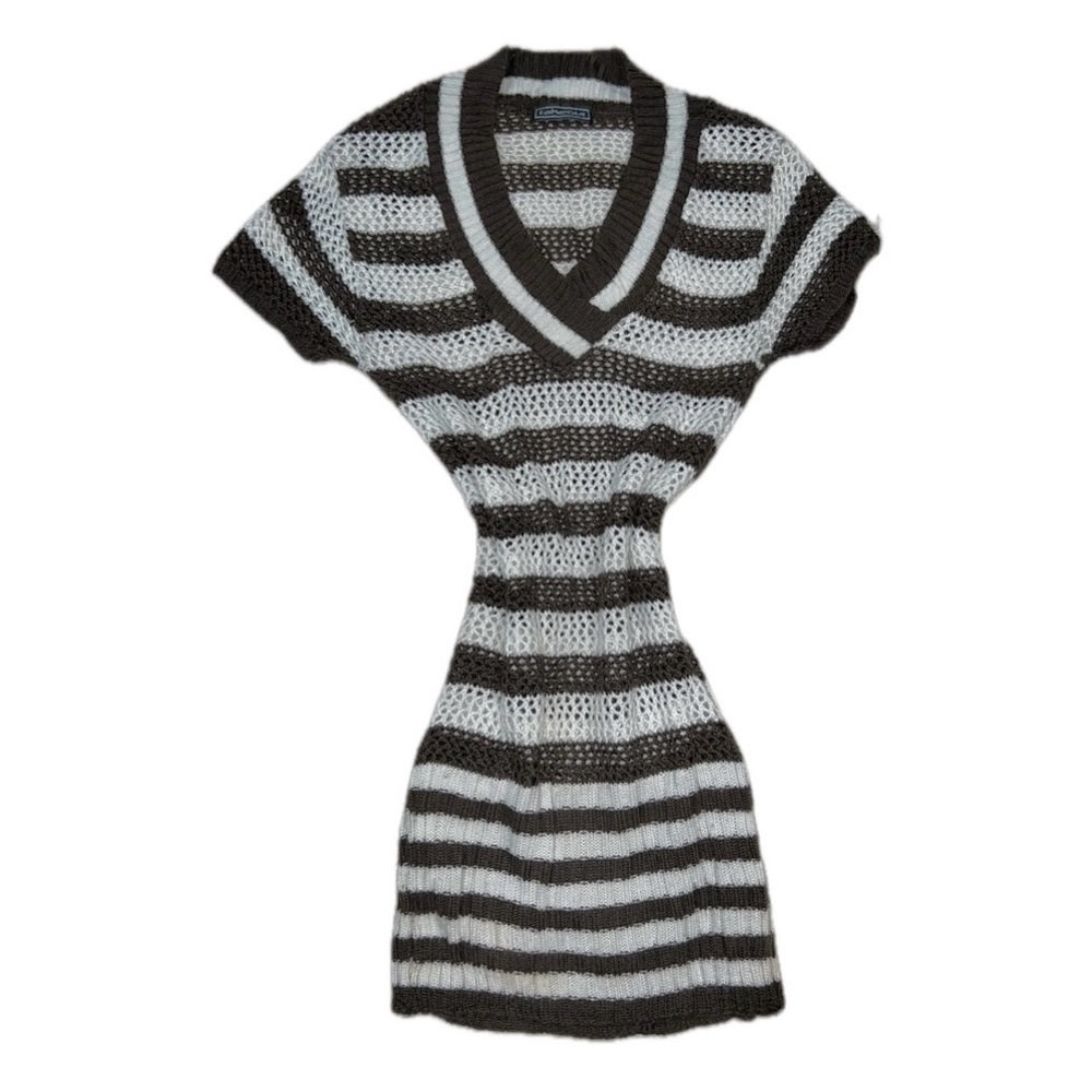 Y2K Vintage Knit Babydoll Top